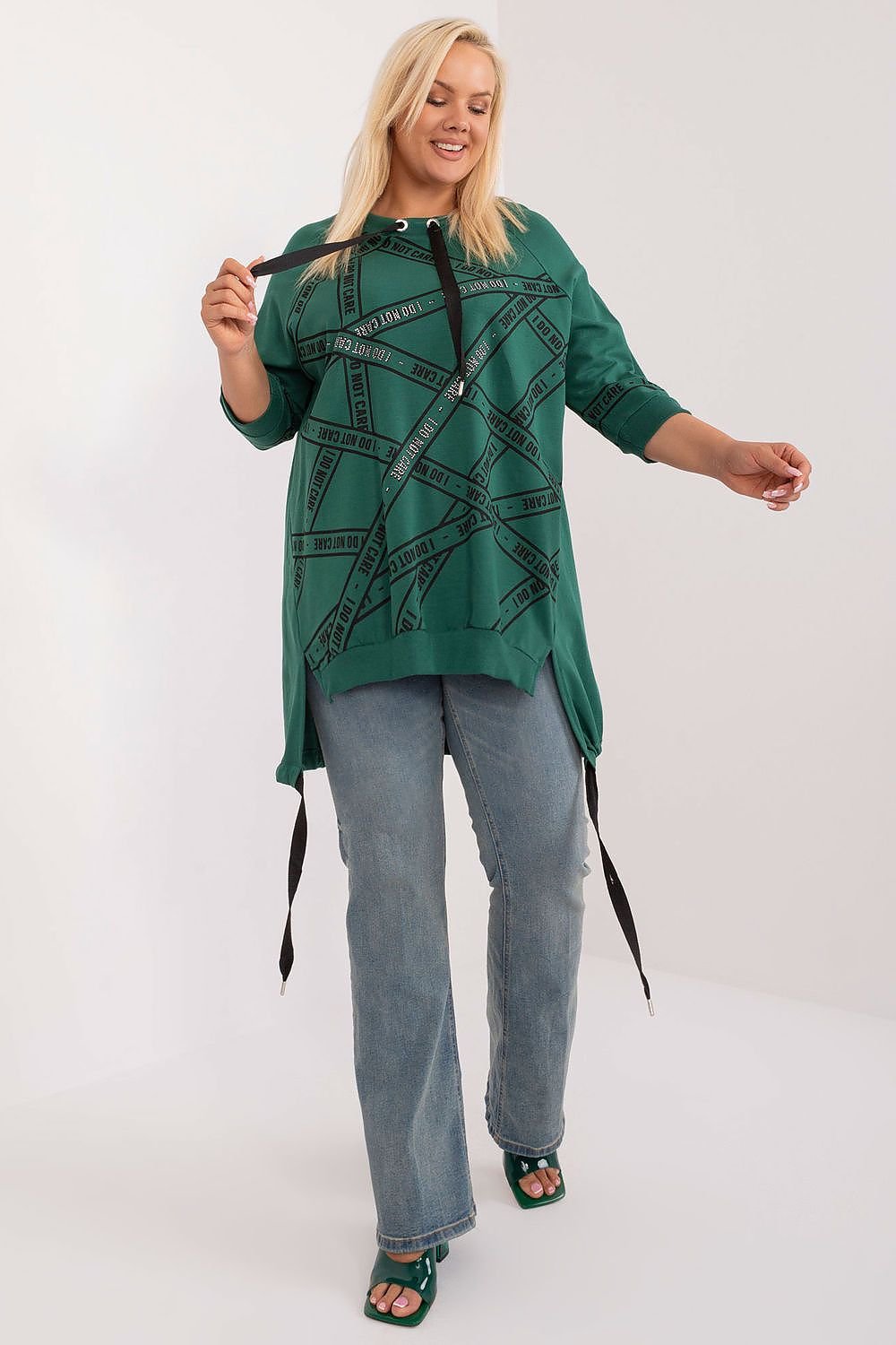 Plus size blouse model 201841